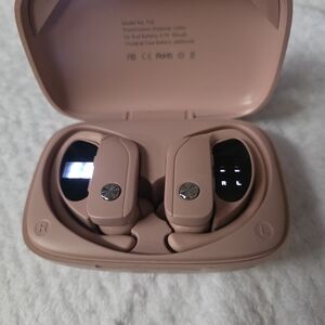 Wireless Earbuds with Charging Case - Pink